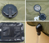 Maxbell Outdoor 20L Solar Self Heating Camping Shower Bag PVC Portable Water Pipe