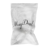 Maxbell 10x14G Stainless Steel Silver 3-layer Tassel Chain Nipple Ring Body Piercing