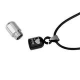 Maxbell 2xStainless Love Pill Keeper Capsule Tablet Pendant Necklace Chain Unisex