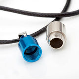 Maxbell 2xStainless Love Pill Ash Keeper Capsule Tablet Pendant Necklace Chain Unisex