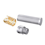 Maxbell 8xStainless Steel Bullet Cremation Ash Holder Urn Pendant Necklace Gold L