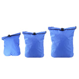 Maxbell 3pcs Waterproof   Bag Pouch Swimming Drifting Canoeing Sailing Royalblue