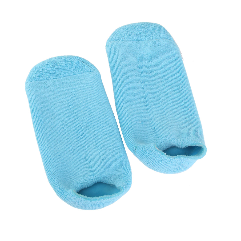 Maxbell Maxbell Footful Beauty SPA Moisturizing Skincare Gel Therapy Treatment Socks Blue