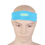 Maxbell 2xYoga Sports Sweatband Headband Elastic Hair Band Accessories - Sky blue