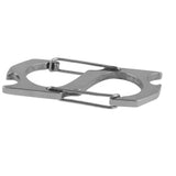 Maxbell Silver S-shape Camping Hiking Keyring Keychain Hanging Buckle Bottle Opener