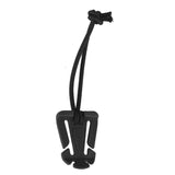 Maxbell 4x10pcs Outdoor Molle Elastic Cord Webbing Hang Buckle Roll Clips Black