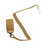 Maxbell Multifunction Elastic Lanyard Molle Buckle Military Tactical Sling Hook Tan