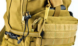 Maxbell Multifunction Elastic Lanyard Molle Buckle Military Tactical Sling Hook Tan