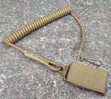 Maxbell Multifunction Elastic Lanyard Molle Buckle Military Tactical Sling Hook Tan