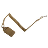Maxbell Multifunction Elastic Lanyard Molle Buckle Military Tactical Sling Hook Tan