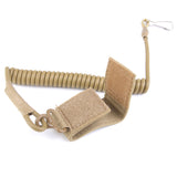 Maxbell Multifunction Elastic Lanyard Molle Buckle Military Tactical Sling Hook Tan