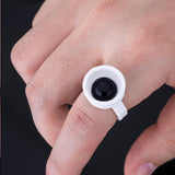 Maxbell 3x100 Disposable Eyelash Extension Tattoo Pigment Holder Rings Small