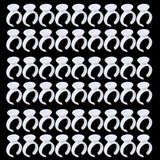 Maxbell 3x100 Disposable Eyelash Extension Tattoo Pigment Holder Rings Small