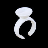 Maxbell 3x100 Disposable Eyelash Extension Tattoo Pigment Holder Rings Small