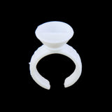 Maxbell 3x100 Disposable Eyelash Extension Tattoo Pigment Holder Rings Small