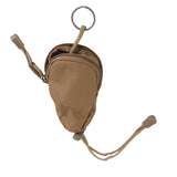 Maxbell Outdoor EDC Airsoft Tactical Nylon Mini Small Money Bag Key Pouch Holder Tan