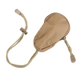 Maxbell Outdoor EDC Airsoft Tactical Nylon Mini Small Money Bag Key Pouch Holder Tan