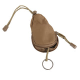 Maxbell Outdoor EDC Airsoft Tactical Nylon Mini Small Money Bag Key Pouch Holder Tan