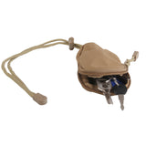 Maxbell Outdoor EDC Airsoft Tactical Nylon Mini Small Money Bag Key Pouch Holder Tan