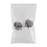 Maxbell 10xPair Motorcycle Skull License Plate Frame Bolts Screw Fastener Tools Black