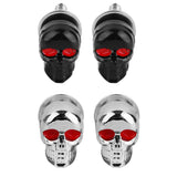Maxbell 10xPair Motorcycle Skull License Plate Frame Bolts Screw Fastener Tools Black