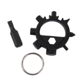 Maxbell Outdoor Octopus Shape Multifunction Screwdriver Wrenches Bottle Opener Black