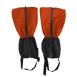 Maxbell Waterproof Outdoor Climbing Snow Legging Gaiters Leg Cover Wrap Orange Grey