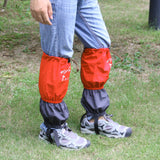 Maxbell Waterproof Outdoor Climbing Snow Legging Gaiters Leg Cover Wrap Orange Grey