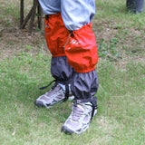 Maxbell Waterproof Outdoor Climbing Snow Legging Gaiters Leg Cover Wrap Orange Grey