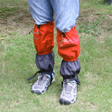 Maxbell Waterproof Outdoor Climbing Snow Legging Gaiters Leg Cover Wrap Orange Grey