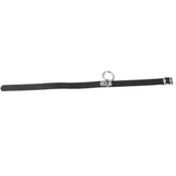 Maxbell Womens Fashion Cool Black Patent Leather Choker 1" O Ring Collar Necklace