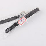 Maxbell Womens Fashion Cool Black Patent Leather Choker 1" O Ring Collar Necklace