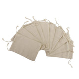 Maxbell 8x10x BUrlap Jute Drawstring Pouch Gift Bags Wedding Xmas Sack 8x10cm