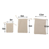 Maxbell 8x10x BUrlap Jute Drawstring Pouch Gift Bags Wedding Xmas Sack 8x10cm