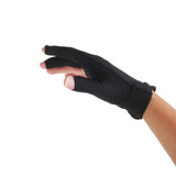 Maxbell 2pc Black & Blue Spandex Snooker Billiard Pool Cue Right Three Finger Glove