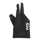 Maxbell 2pc Black & Blue Spandex Snooker Billiard Pool Cue Right Three Finger Glove