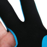 Maxbell 2pc Black & Blue Spandex Snooker Billiard Pool Cue Right Three Finger Glove