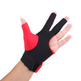 Maxbell 2Pcs Left Hand 3 Fingers Billiard Glove For Pool Cue Snooker Cue Accessories