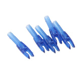 Maxbell Maxbell 10pcs Archery plastic Nock Arrow Shaft End Accessories transparent blue