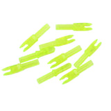 Maxbell 4x10pcs Archery plastic Nock Arrow Shaft End Accessories transparent yellow