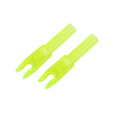 Maxbell 4x10pcs Archery plastic Nock Arrow Shaft End Accessories transparent yellow