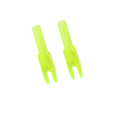 Maxbell 4x10pcs Archery plastic Nock Arrow Shaft End Accessories transparent yellow