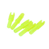 Maxbell 4x10pcs Archery plastic Nock Arrow Shaft End Accessories transparent yellow