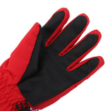 Maxbell 1 Pair Winter Warm Breathable 2-4 Years Children Kids Ski Gloves Deep Red