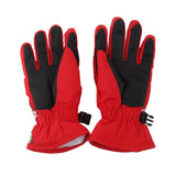 Maxbell 1 Pair Winter Warm Breathable 2-4 Years Children Kids Ski Gloves Deep Red