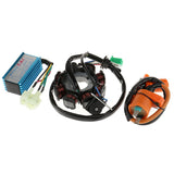 Maxbell Magneto Stator 8 Coil+Magneto Stator CDI Ignition Coil for GY6 150cc Engine
