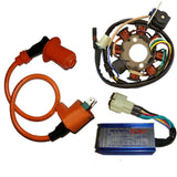 Maxbell Magneto Stator 8 Coil+Magneto Stator CDI Ignition Coil for GY6 150cc Engine