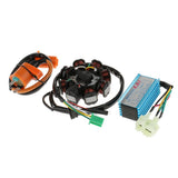Maxbell Magneto Stator 8 Coil+Magneto Stator CDI Ignition Coil for GY6 150cc Engine
