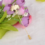 Maxbell 3xVintage Gingko Leaf Lapel Stick Pin Suit Tie Hat Scarf Brooch Pin Gold