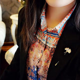 Maxbell 3xVintage Gingko Leaf Lapel Stick Pin Suit Tie Hat Scarf Brooch Pin Gold